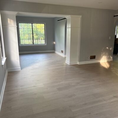 Hardwood Flooring in Dining Room